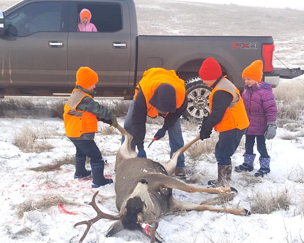 Family creates memories hunting together
