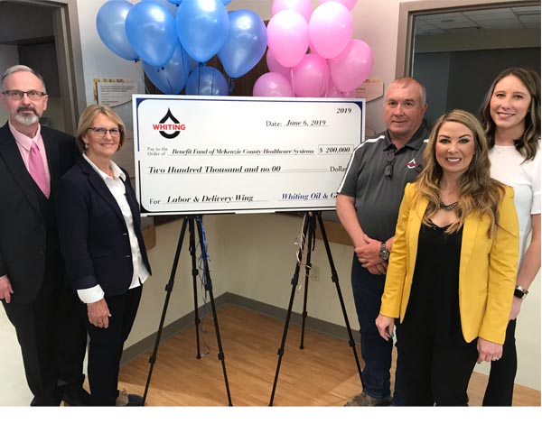 Whiting donates $200,000 for labor/delivery wing