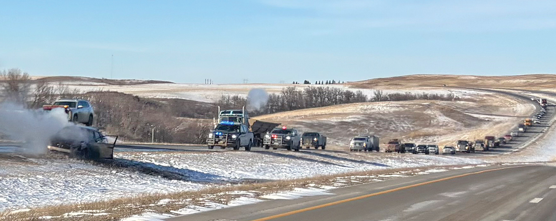 U.S. 85 Collision Claims One Life, Sends Two to Hospital