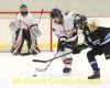 Oiler girls go 2-2 in hockey action