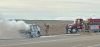 SUV destroyed in roadside blaze